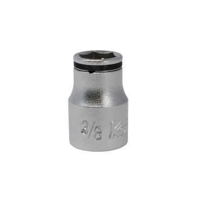 KKN3450A-3-8 image(0) - Ko-ken USA 3/8 Sq. Dr. SAE Nut Grip Chrome Socket in 3/8