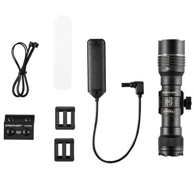 STL89016 image(0) - Streamlight ProTac Rail Mount HP-X Pro USB - System - Includes Jack-Cap Tail Cap Switch, M-LOK Mount, Mounting Hardware, Allen Wrench, Straight Momentary Pressure Switch, (1) SL-B26 Rechargeable Battery Pack, and USB Cord - Box - Black