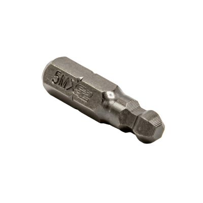VIMVI105BH5M image(0) - VIM Tools 5M Ball Hex Bit 1/4 Inch Hex Drive X 1 Inch Long