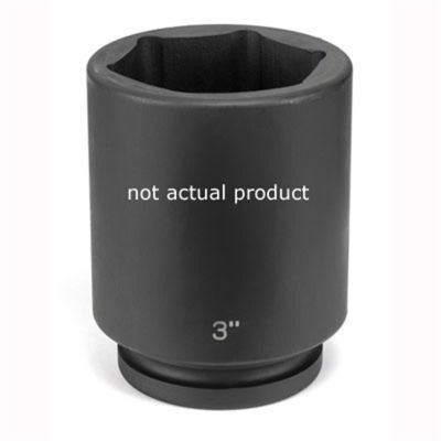 GRE4100D image(0) - Grey Pneumatic 1" Drive x 3-1/8" Deep Socket