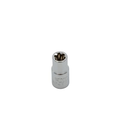 VIMVSP4EP8 image(0) - VIM Tools Ep8 - TORX Plus Socket, 1/4 Inch Square Drive, Satin Chrome