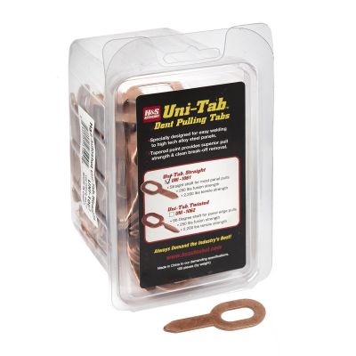 HSA1061 image(0) - H&S AutoShot UNI-1061 Weld Pull Key Steel, Straight 180&deg; Copper-Flash (100-pack)