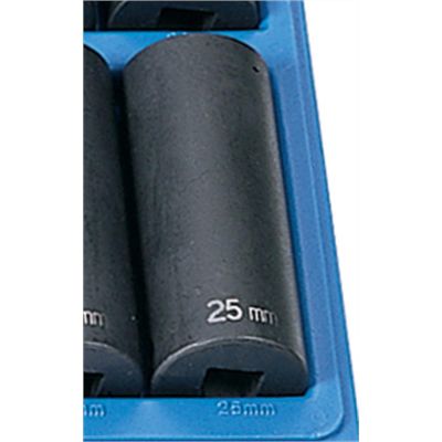 GRE2025MD image(0) - Grey Pneumatic 1/2" Drive x 25mm Deep Socket
