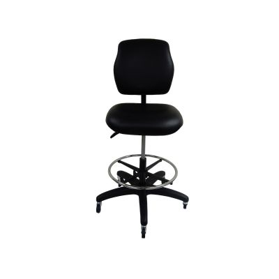 LDS1010929 image(0) - ShopSol Workbench Chair w/ vinyl seat and backrest