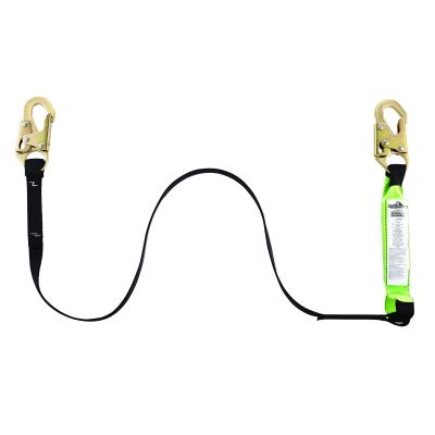 SRWV8104306 image(0) - PeakWorks Shock Absorbing Lanyards - Tear Pack 1&rdquo; Webbing -  Single Leg - Weight Capacity 130 to 310 Lbs - 6'