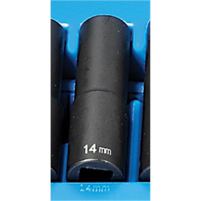 GRE2114MD image(0) - Grey Pneumatic 1/2" Drive x 14mm Deep - 12 Point Socket