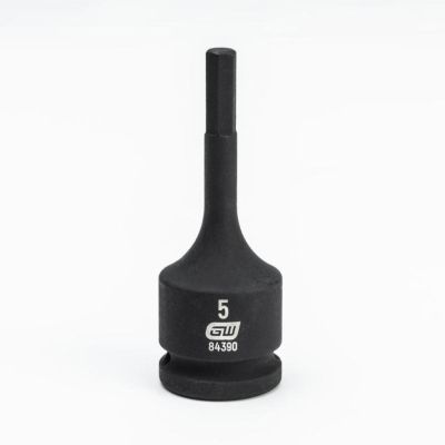 KDT84390 image(0) - GEARWRENCH 3/8 Inch Drive Hex Bit Impact Metric Socket 5mm