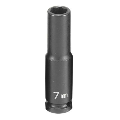 GRE907MDS image(0) - Grey Pneumatic 1/4" Surface Drive x 7mm Deep  Socket