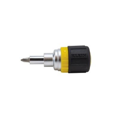 KLE32596 image(0) - Klein Tools HVAC Slide Drive&trade; Multi-Bit Screwdriver / Nut Driver, 8-in-1
