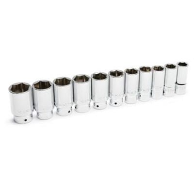 KDT80846 image(0) - GEARWRENCH 11 Piece 3/4 Inch Drive 6 Point SAE Deep Socket Set