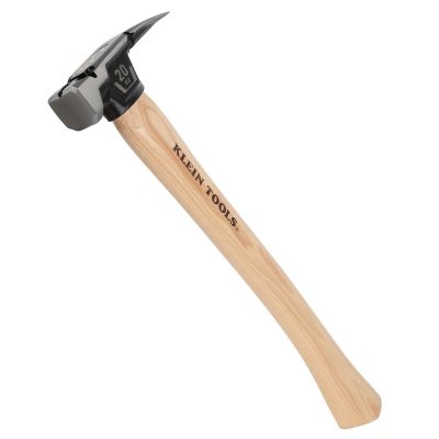 KLEH80920HS image(0) - Klein Tools Smooth Face Hickory Handle Hammer, 20-Ounce