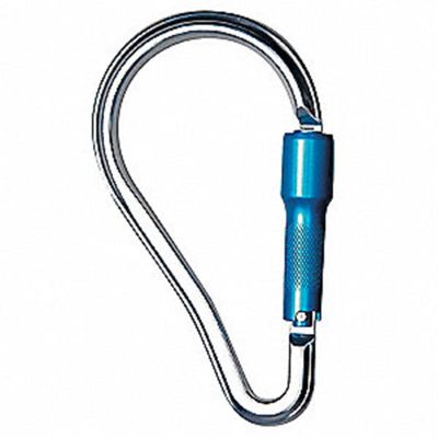 SRWV860135 image(0) - PeakWorks Carabiner, Aluminium, 2" Gate Opening, 9-21/64" Length, Double Action Twist-Lock