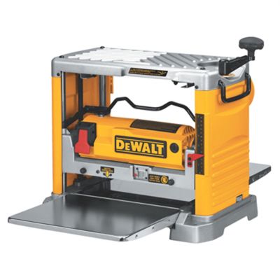 DWTDW734 image(0) - DeWalt 12-1/2-in. (318mm) Corded Electric Thickness Planer with Three Knife Cutter-Head (15 amp)