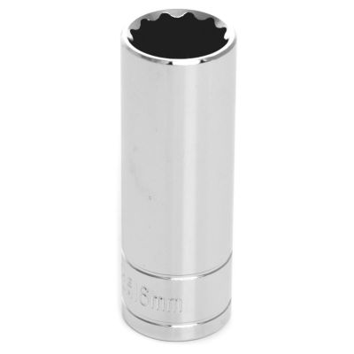 WLMW38716 image(0) - Wilmar Corp. / Performance Tool 3/8" Drive 16mm 12pt Deep Socket
