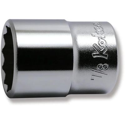 KKN4405A-7-8 image(0) - Ko-ken USA 4405A-7/8 1/2 Square Drive Socket 7/8 12 Point Length 40 mm