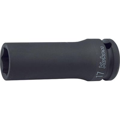 KKN14300M-22 image(0) - Ko-ken USA 14300M-22 1/2 Sq. Dr. Socket  22mm 6 point Length 85mm