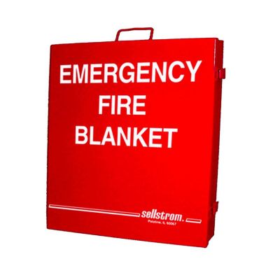 SRWS97456 image(0) - Sellstrom SoftShield Carbon Fiber Felt High Temp Blanket with Storage Cabinet