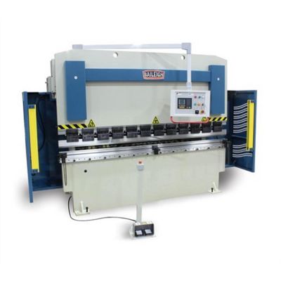BLI1000781 image(0) - Baileigh BP-11210CNC - 220V 3 Phase 112 Ton, 120" 2 Axis Programmable Hydraulic Press Brake Distance Between Housings is 100"