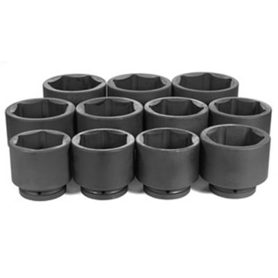 GRE9011M image(0) - Grey Pneumatic 1" Drive 11 Piece Metric Set 76mm to 115mm