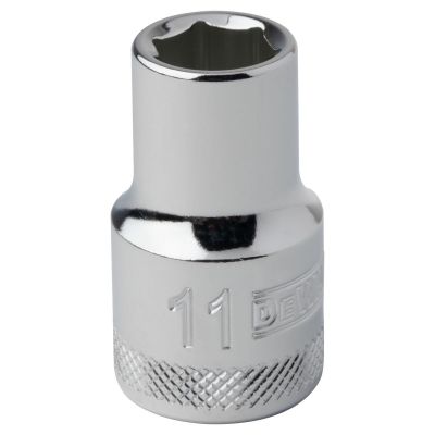 DWTDWMT19291B image(0) - DEWALT 1/2" 6 Pt Std Socket 11Mm -