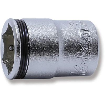 KKN3450M-13 image(0) - Ko-ken USA 3/8 Sq. Dr. Socket 13mm Nut Grip Length 26mm
