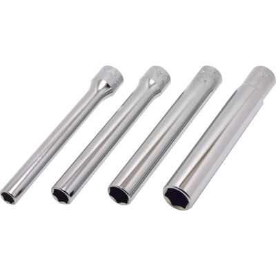 KKN3300M-4-L120 image(0) - Ko-ken USA 3300M/4-L120 3/8 Square Drive Socket set 8 mm-14 mm 6 Point Length 120 mm 4 pieces
