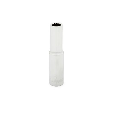 KDT80233 image(0) - GEARWRENCH 1/4 Inch Drive 12 Point Deep Metric Socket 6mm