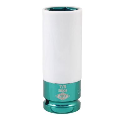 INT58005 image(0) - American Forge & Foundry Mag Wheel Protective Deep Impact Socket - 1/2" Drive - 22mm (7/8")