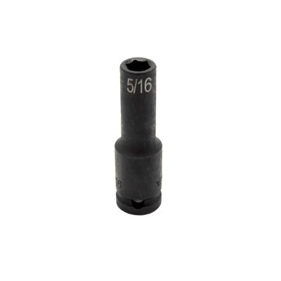 VIMIMP6516D image(0) - VIM TOOLS 5/16 Inch X 3/8 Inch Drive SAE Cr-Mo Impact Socket - Deep
