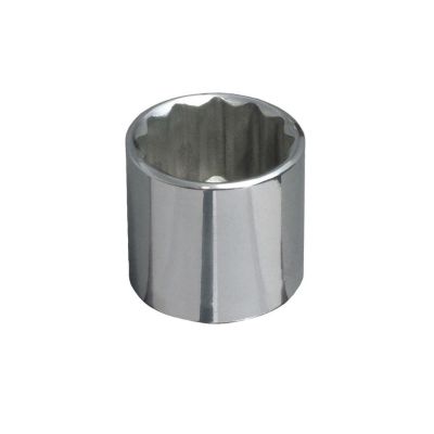 KLE65708 image(0) - Klein Tools 7/8-Inch Standard 12-Point Socket, 3/8-Inch Drive