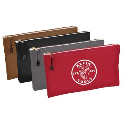 KLE5142 image(0) - Klein Tools Tool Bag, Canvas Utility Bag, Loop Connection, 9 x 8 x 10-Inch