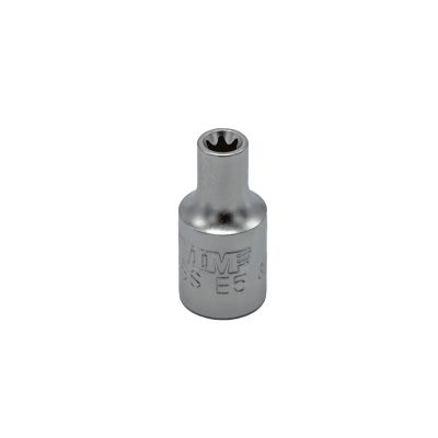VIMVS405S image(0) - VIM Tools E5 TORX Socket, 1/4 Inch Square Drive, Satin Chrome