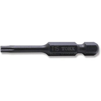 KKN121T-50-T15 image(0) - Ko-ken USA 121T.50-T15 1/4 Hex Drive TORX T15 Bit - Length 50 mm