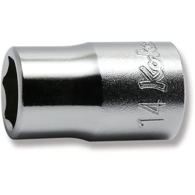 KKN4400M-14 image(0) - Ko-ken USA 4400M-14 1/2 Square Drive Socket 14 mm 6 Point Length 37 mm