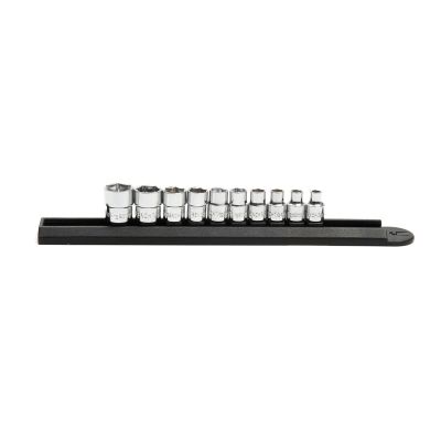 KDT81395 image(0) - GEARWRENCH 10 Piece 1/4 Inch Drive 6 Point Stubby Socket Set SAE