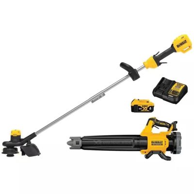 DWTDCKO215P1 image(0) - DeWalt 20V Lithium-Ion Cordless String Trimmer and Blower Combo Kit with 5.0 Ah Battery and Charger