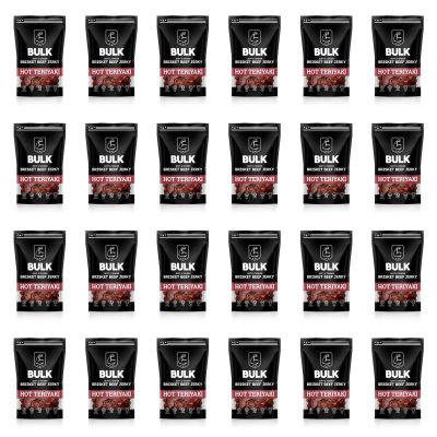BLOISN-HOTBR-24 image(0) - BULK Jerky Hot Teriyaki Brisket Beef Jerky 2.25 oz - 24 pack