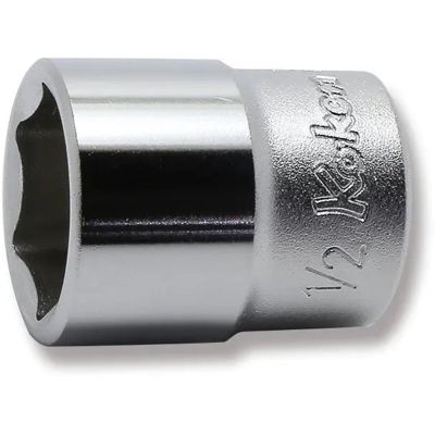 KKN2400A-1-2 image(0) - Ko-ken USA 2400A-1/2 1/4 Square Drive Socket 1/2 6 Point Length 22 mm