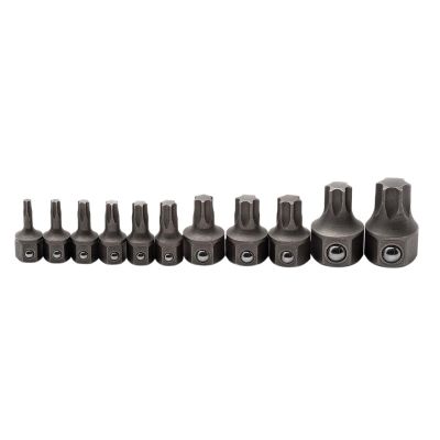 KDT81560 image(0) - GEARWRENCH 11 Piece Torx Insert Bit Set for 6 & 12 Point Wrenches