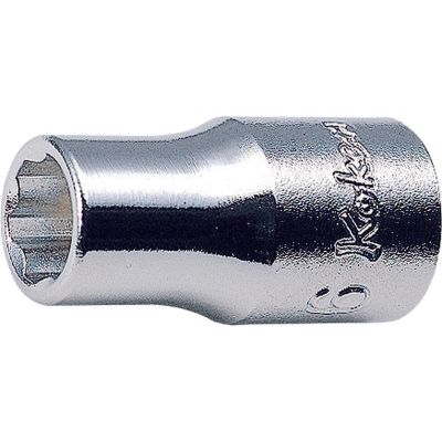 KKN2410M-7 image(0) - Ko-ken USA 2410M-7 1/4 Square Drive Socket 7 mm Surface Length 22 mm