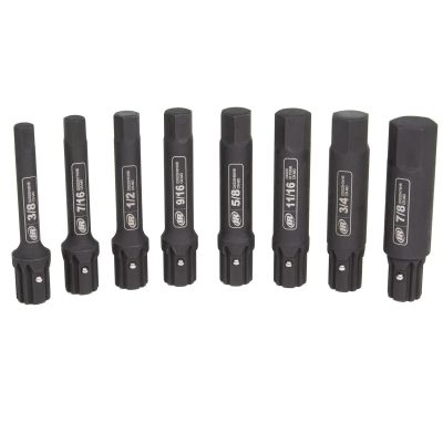 IRTDXS2KH8HB image(0) - Ingersoll Rand DXS2 Hex Bit Impact Socket Set, SAE - 8 Piece