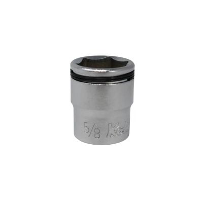 KKN3450A-5-8 image(0) - Ko-ken USA 3/8 Sq. Dr. SAE Nut Grip Chrome Socket in 5/8