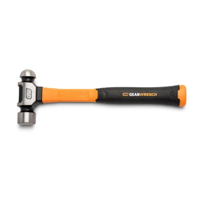 KDTGWHFGBP24 image(0) - GEARWRENCH 24 oz. Ball Pein Hammer with Fiberglass Handle