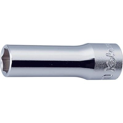 KKN3300M-6 image(0) - Ko-ken USA 3300M-6 3/8 Square Drive Socket 6 mm 6 Point Length 55 mm