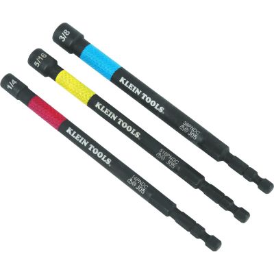 KLE65410M image(0) - Klein Tools Metric Color-Coded Nut Driver, Heavy-Duty Hollow-Shaft, 10mm
