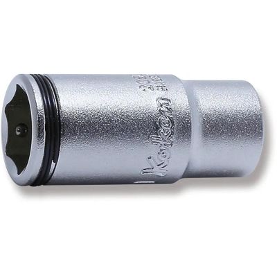 KKN2350X-9 image(0) - Ko-ken USA 1/4 Sq. Dr. Semi-Deep NUT GRIP&reg; Socket 9mm