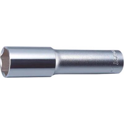 KKN4300M-19L110 image(0) - Ko-ken USA 4300M-19(L110) 1/2 Square Drive Wheel Nut Socket 19 mm 6 Point Length 110 mm