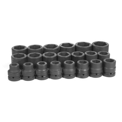 GRE9021 image(0) - Grey Pneumatic 1" Dr. 21 Piece Fractional Set 3/4" to 2"