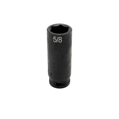 VIMIMP658D image(0) - VIM TOOLS 5/8 Inch X 3/8 Inch Drive SAE Cr-Mo Impact Socket - Deep