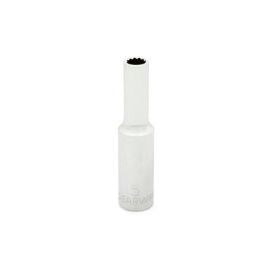 KDT80231 image(0) - GEARWRENCH 1/4 Inch Drive 12 Point Deep Metric Socket 5mm